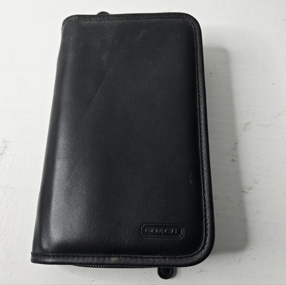 Coach Black Leather Wallet